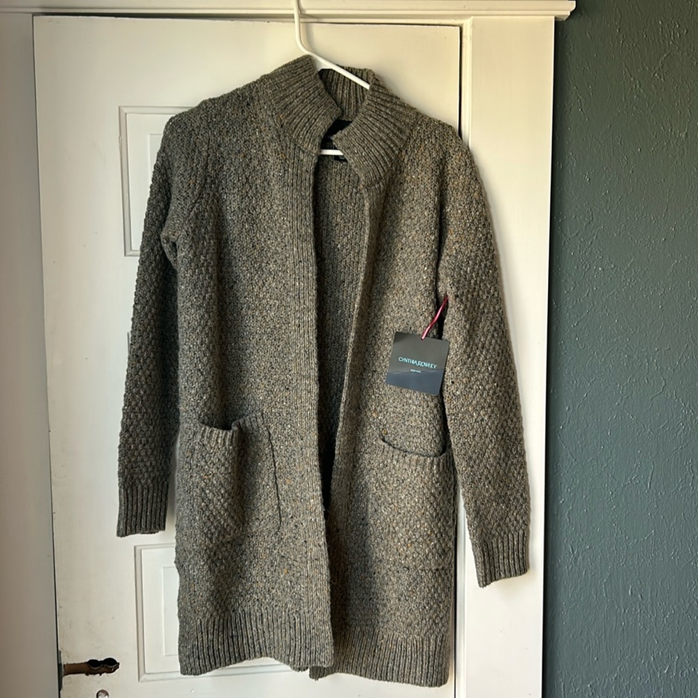 Cynthia Rowley NWT long Cardigan Sweater. Women’s small. CLEANING OUT CLOSET!!